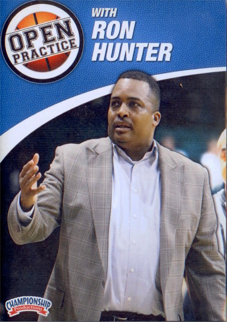 Open Practice With  Ron Hunter by Ron Hunter Instructional Basketball Coaching Video