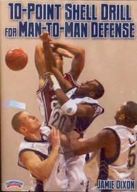 Thumbnail for 10 Point Shell Drill For Man To Man Defense by Jamie Dixon Instructional Basketball Coaching Video