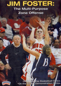 Thumbnail for The Multi-purpose Zone Offense by Jim Foster Instructional Basketball Coaching Video
