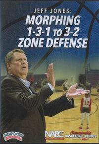 Thumbnail for Morphing 1-3-1 to 3-2 Zone Defense by Jeff Jones Instructional Basketball Coaching Video