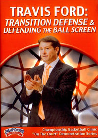 Thumbnail for Transition Defense & Defending The Ball Screen by Travis Ford Instructional Basketball Coaching Video