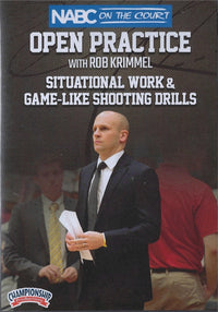 Thumbnail for Situational Work & Game-Like Shooting Drills by Rob Krimmel Instructional Basketball Coaching Video