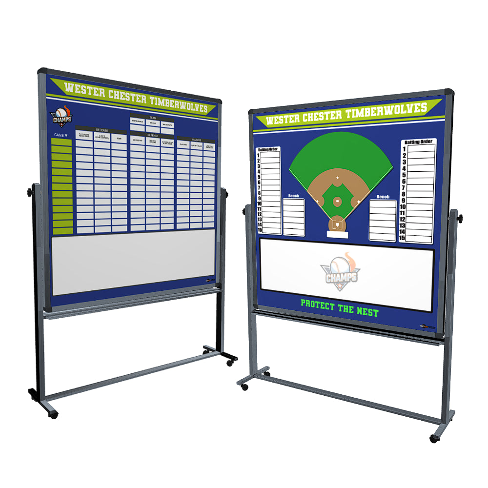 custom baseball softball locker room whiteboard