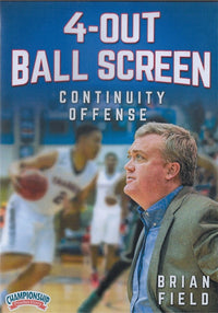 Thumbnail for 4 Out Ball Screen Continuity Offense by Brian Field Instructional Basketball Coaching Video