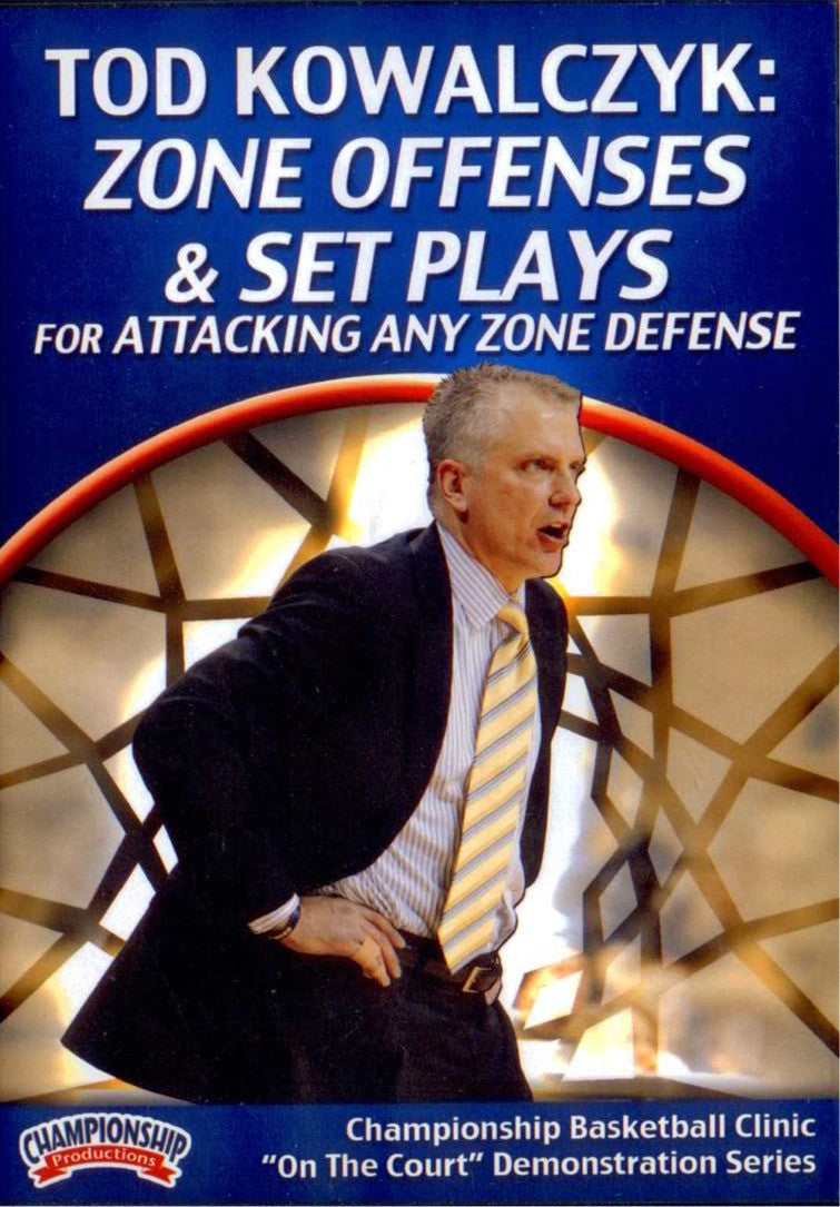 Zone Offenses & Set Plays For Attacking Any Zone Defense by Tod Kowalczyk Instructional Basketball Coaching Video