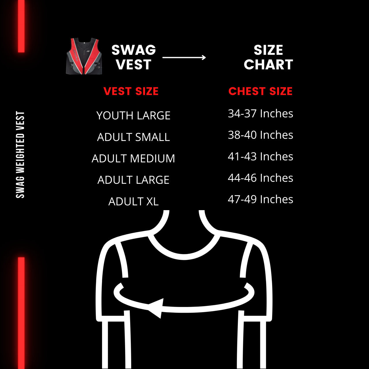 adjustable weighted vest men women sizes