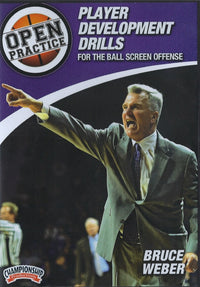 Thumbnail for Player Development Drills For The Ball Screen Offense by Bruce Weber Instructional Basketball Coaching Video