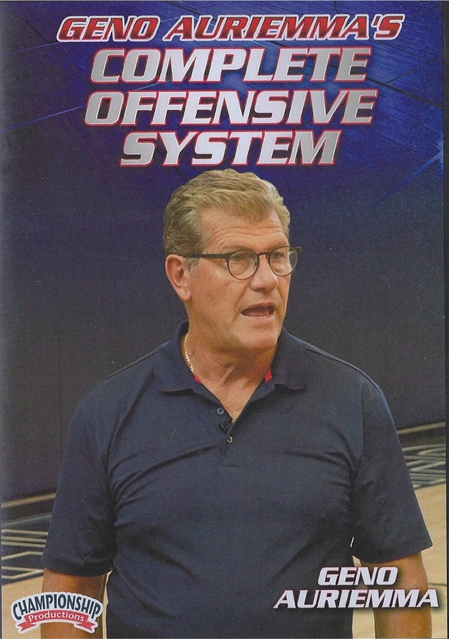 Geno Auriemma's Complete Offensive System by Geno Auriemma Instructional Basketball Coaching Video