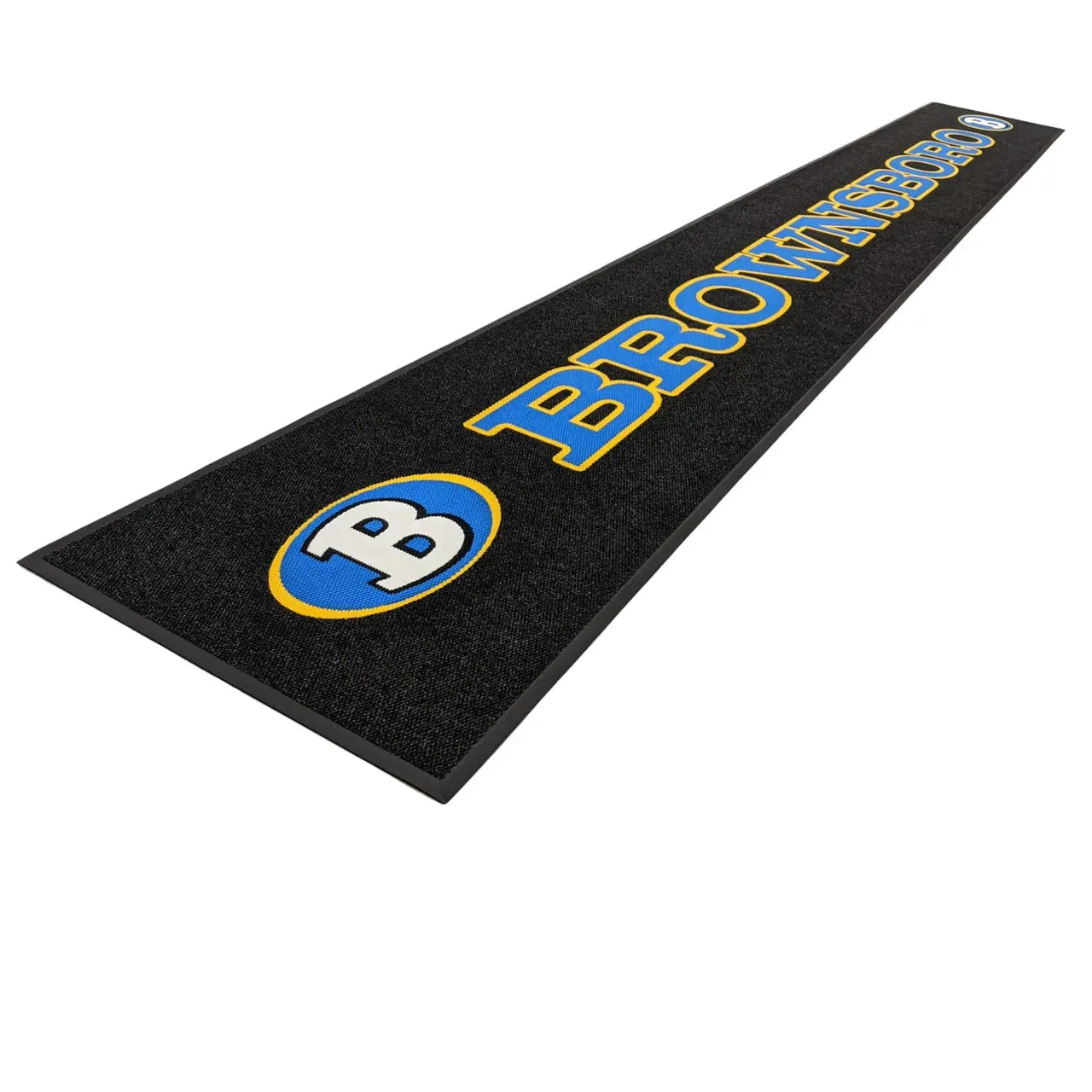 Custom courtside runner rug basketball