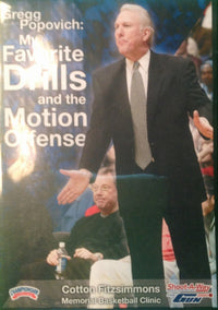 Thumbnail for My Favorite Drills And Motion Offense by Gregg Popovich Instructional Basketball Coaching Video