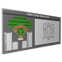 Thumbnail for custom baseball softball whiteboard locker room