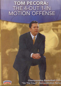 Thumbnail for Pecora: The 4--out 1--in Motion Offense by Tom Pecora Instructional Basketball Coaching Video