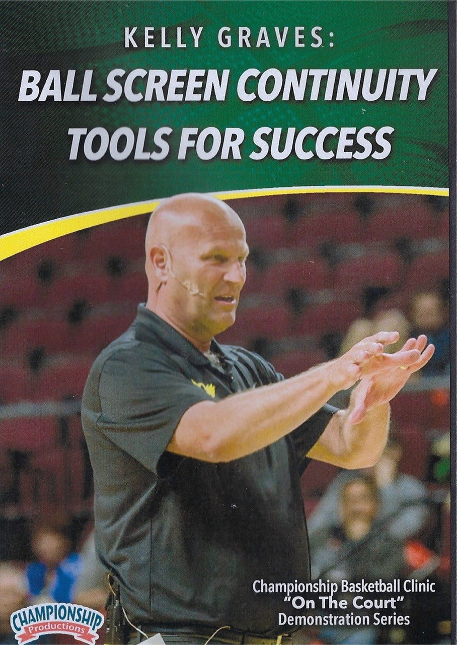 Ball Screen Continuity Tools for Success by Kelly Graves Instructional Basketball Coaching Video