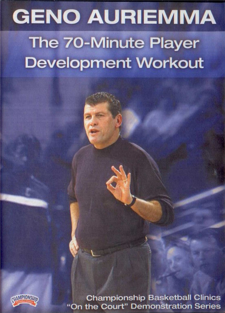 The 70--minute Player Development by Geno Auriemma Instructional Basketball Coaching Video