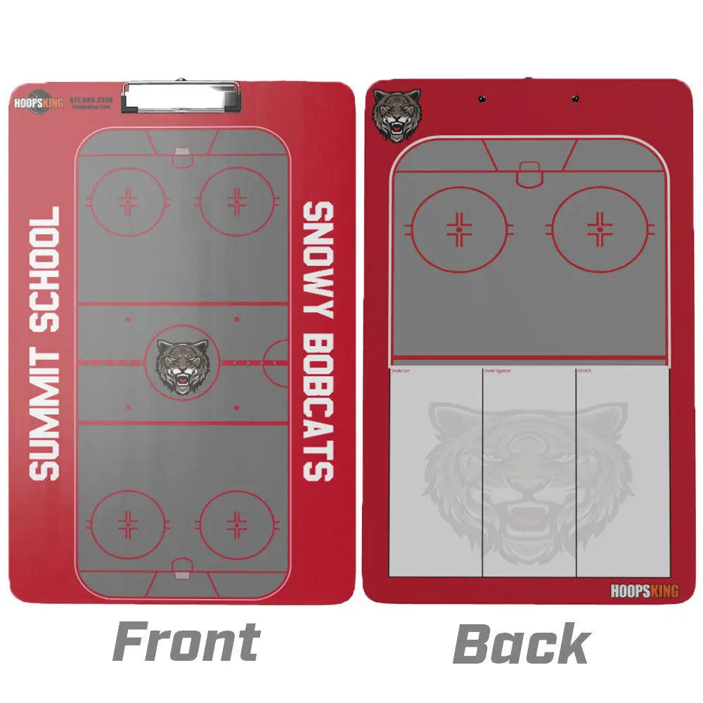 Custom Hockey Dry Erase Whiteboard HoopsKing