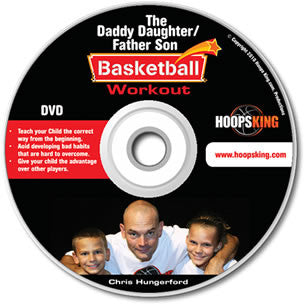 Entrenamiento de baloncesto papá-hija-padre-hijo 