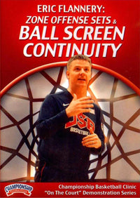 Thumbnail for Zone Offense Sets & Ball Screen Continuity by Eric Flannery Instructional Basketball Coaching Video