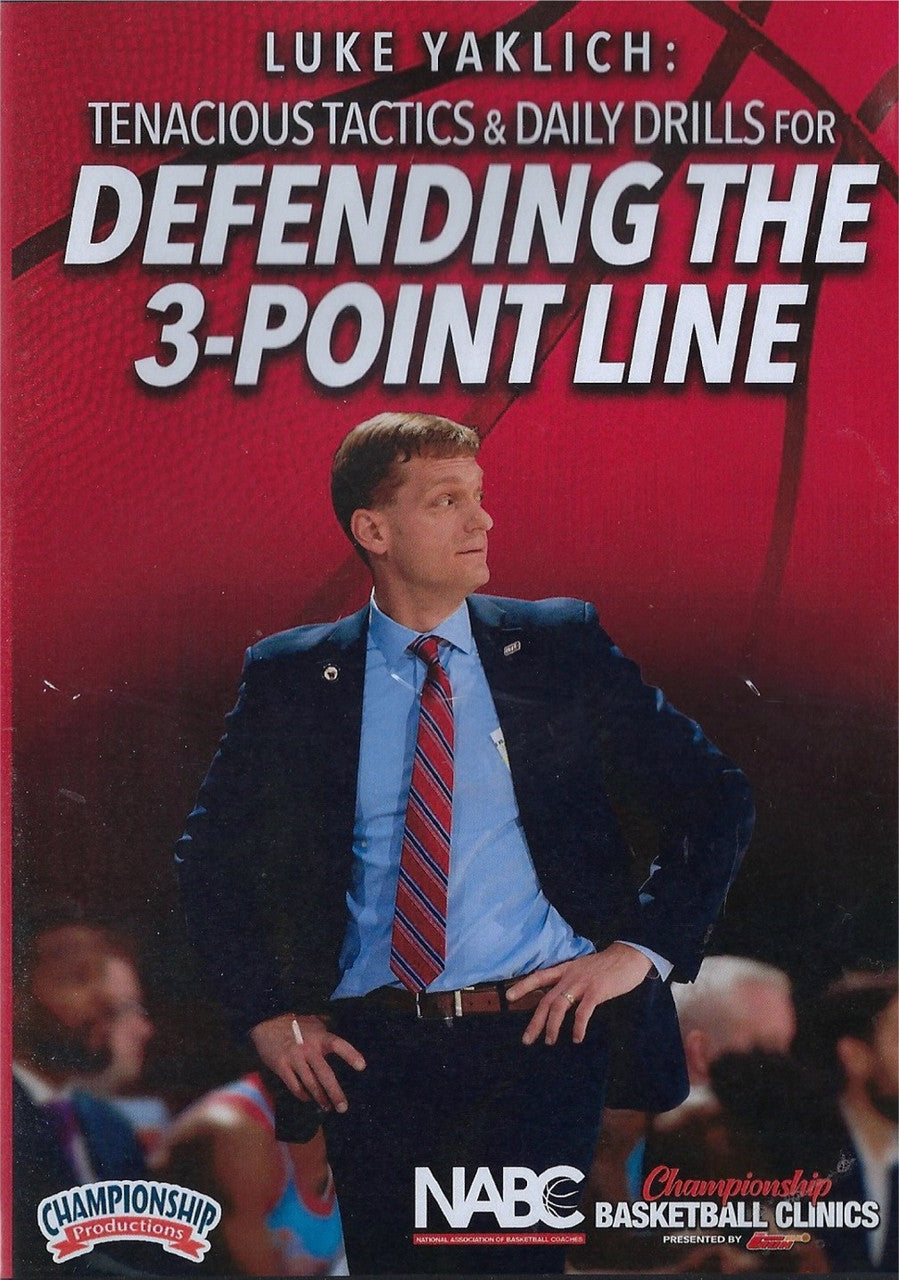 Tenacious Tactics & Daily Drills for Defending the 3 Point Line by Luke Yaklich Instructional Basketball Coaching Video