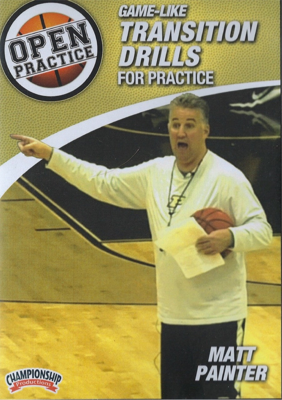 Game-like Transition Drills For Practice by Matt Painter Instructional Basketball Coaching Video