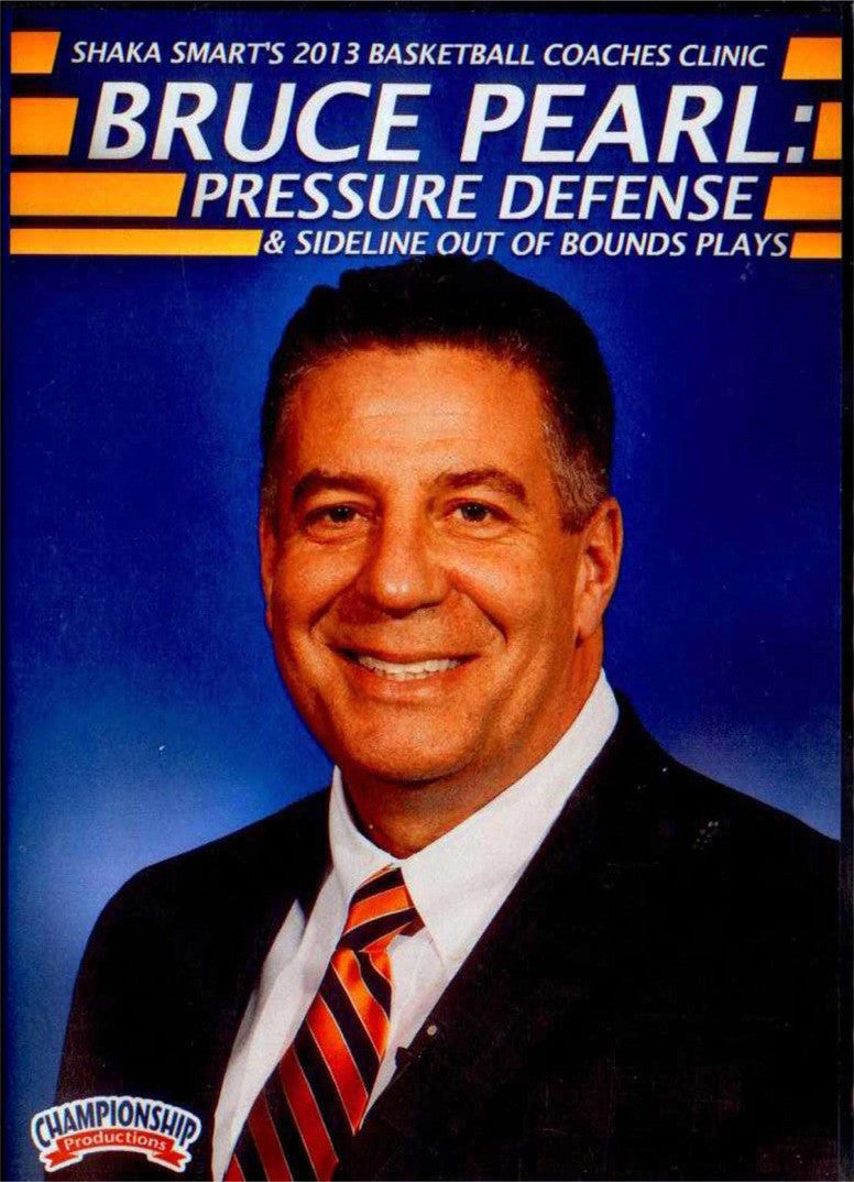Pressure Defense & Sideline Out Of Bounds Plays by Bruce Pearl Instructional Basketball Coaching Video