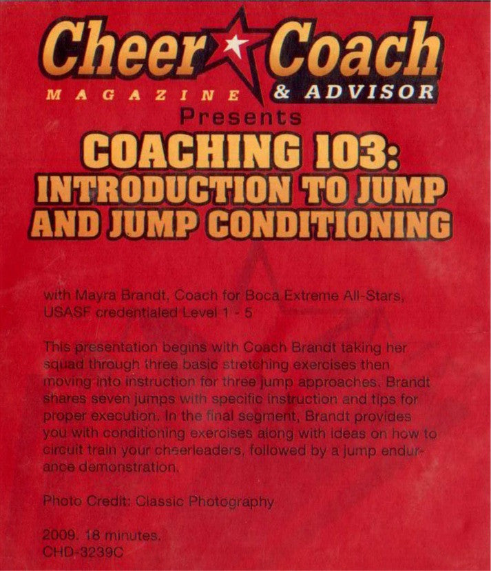(Alquiler) -Revista Cheer Coach: Coaching 103: Salto y acondicionamiento de salto