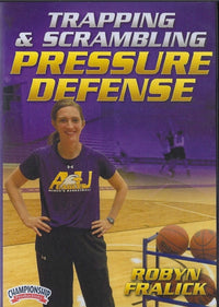 Thumbnail for Trapping & Scrambling Pressure Defense by Robyn Fralick Instructional Basketball Coaching Video