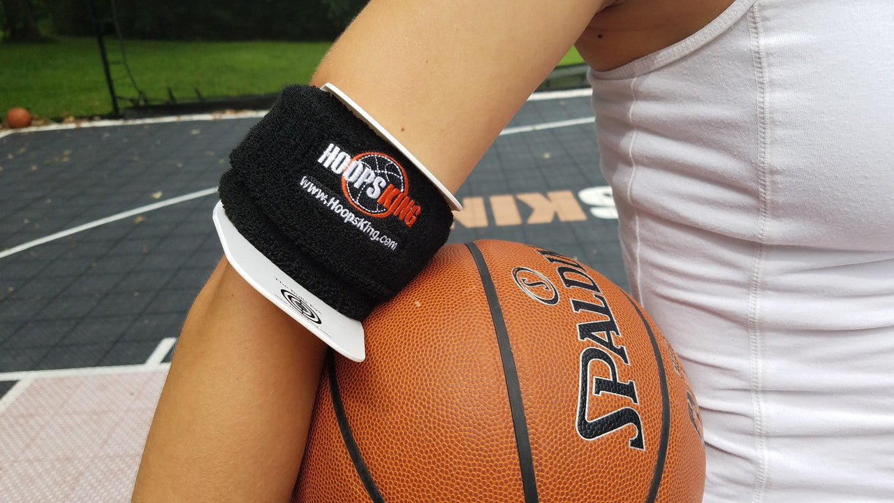 Bulls Eye Basketball Armband - up close