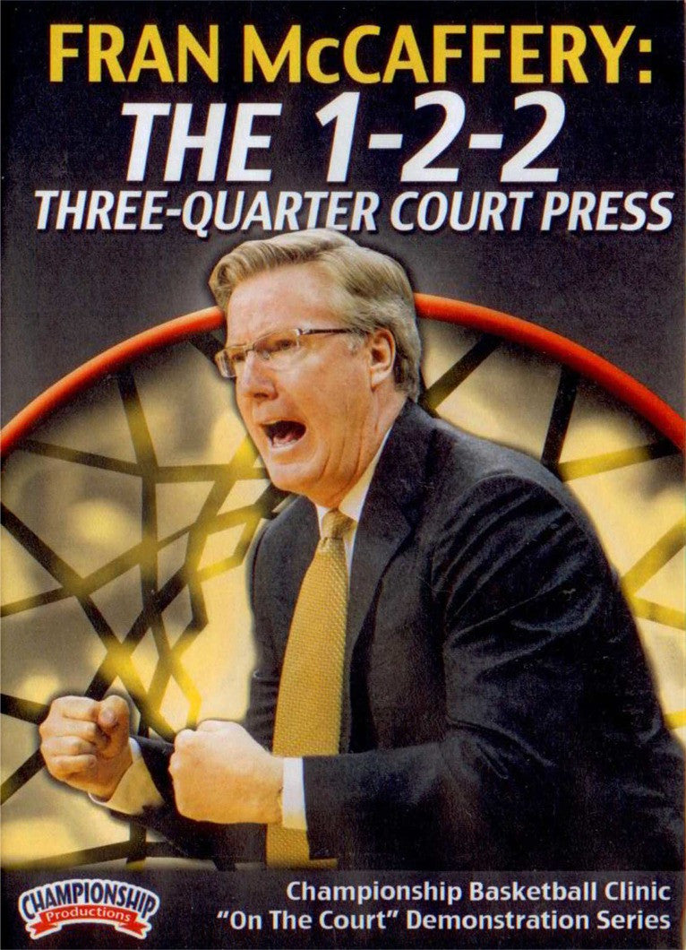 1-2-2 Press Three-quarter Court Press by Fran McCaffery Instructional Basketball Coaching Video