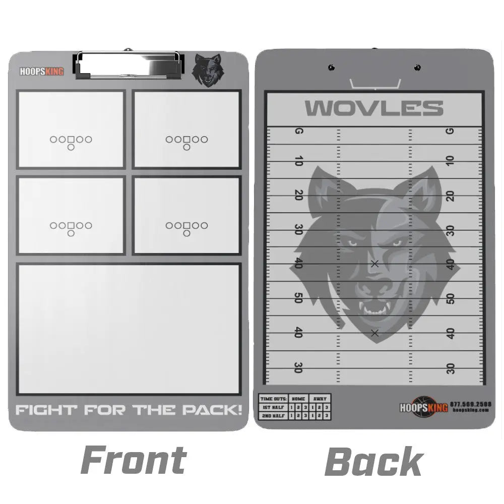 custom football tactics coaching clipboard