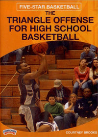 Thumbnail for The Triangle Offense For High School Basketball by Courtney Brooks Instructional Basketball Coaching Video