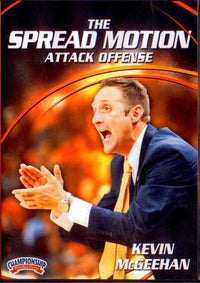 Thumbnail for The Spread Motion Offense by Kevin McGeehan Instructional Basketball Coaching Video