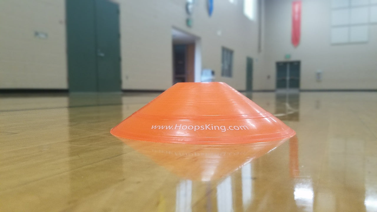 orange agility cones