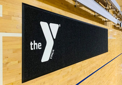 Custom courtside runner rug basketball Volleyball