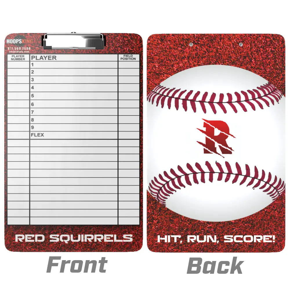 custom baseball softball coaching clipboard lineup whiteboard