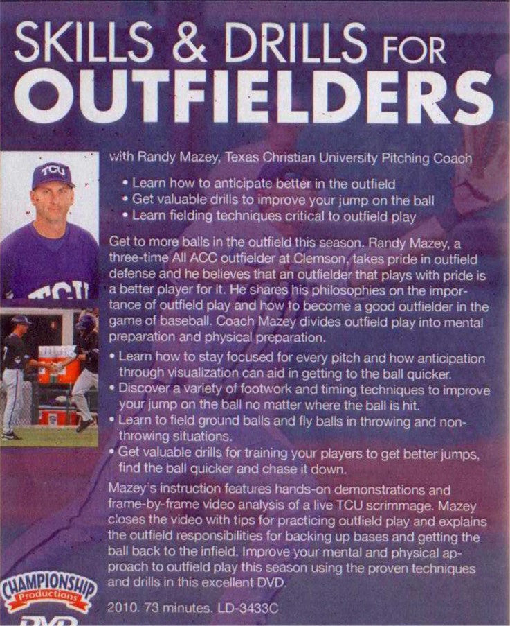 (Rental)-SKILLS AND DRILLS  FOR OUTFIELDERS(MAZEY)