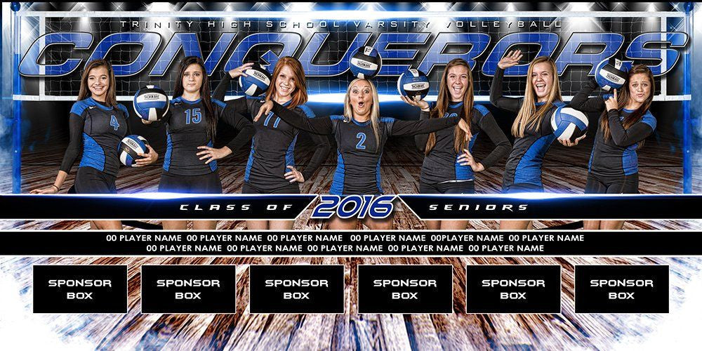Custom Sports Team Banners Volleyball