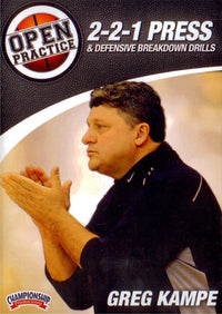 Thumbnail for 2-2-1 Press & Defensive Breakdown Drills by Greg Kampe Instructional Basketball Coaching Video