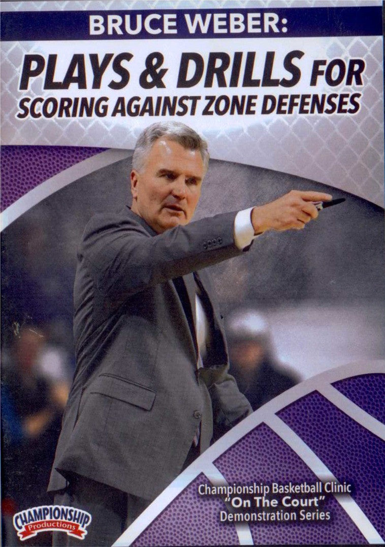 Plays & Drills For Scoring Against Zone Defenses by Bruce Weber Instructional Basketball Coaching Video