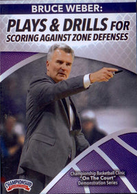 Thumbnail for Plays & Drills For Scoring Against Zone Defenses by Bruce Weber Instructional Basketball Coaching Video