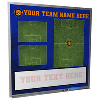 Thumbnail for Custom Soccer Magnetic Whiteboard Locker Room Dry Erase 4 x 4 Feet
