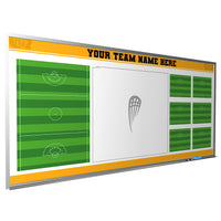 Thumbnail for Custom lacrosse magnetic whiteboard locker room coach gift
