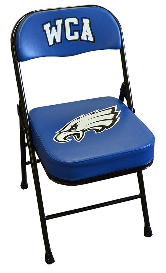 Custom sideline chair 2 color imprint