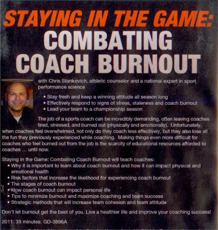 (Rental)-Staying In The Game: Combating Coach Burnout