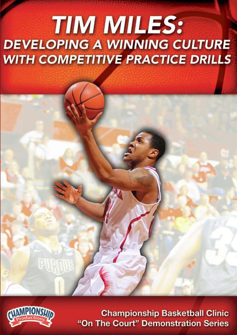 Developing A Winning Culture W/ Competitive Drills by Tim Miles Instructional Basketball Coaching Video