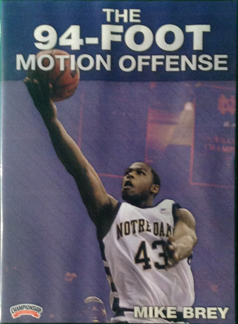 The 94 Foot Motion Offense by Mike Brey Instructional Basketball Coaching Video