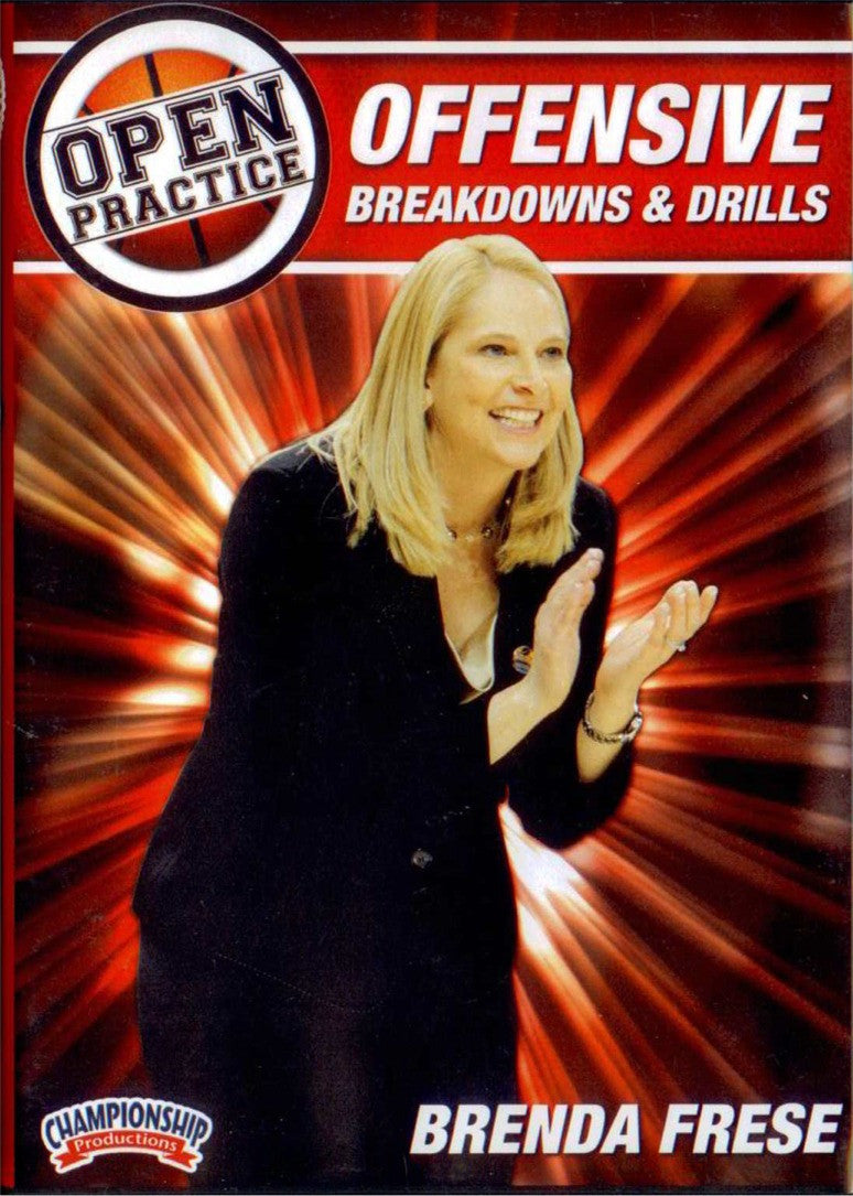 Open Practice: Offensive Breakdowns & Drills by Brenda Frese Instructional Basketball Coaching Video