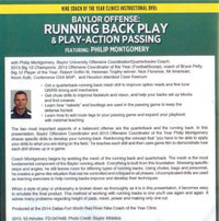 Thumbnail for (Rental)-Baylor Offense: Running Back Play & Play Action Passing