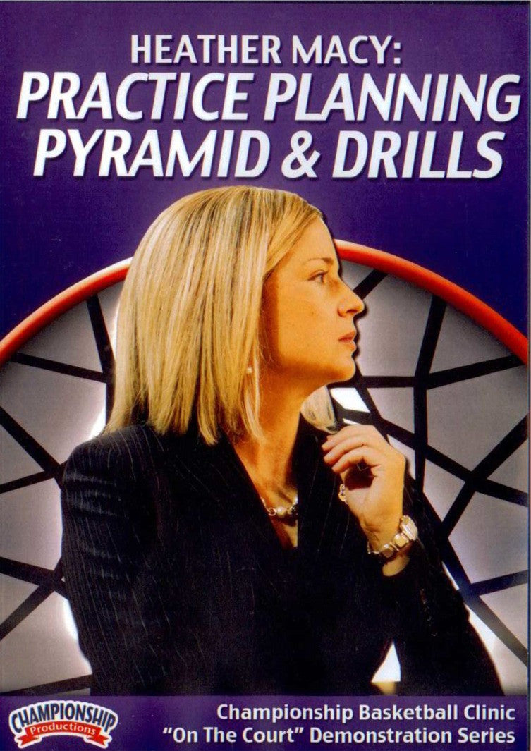 Practice Planning Pyramid & Drills by Heather Macy Instructional Basketball Coaching Video