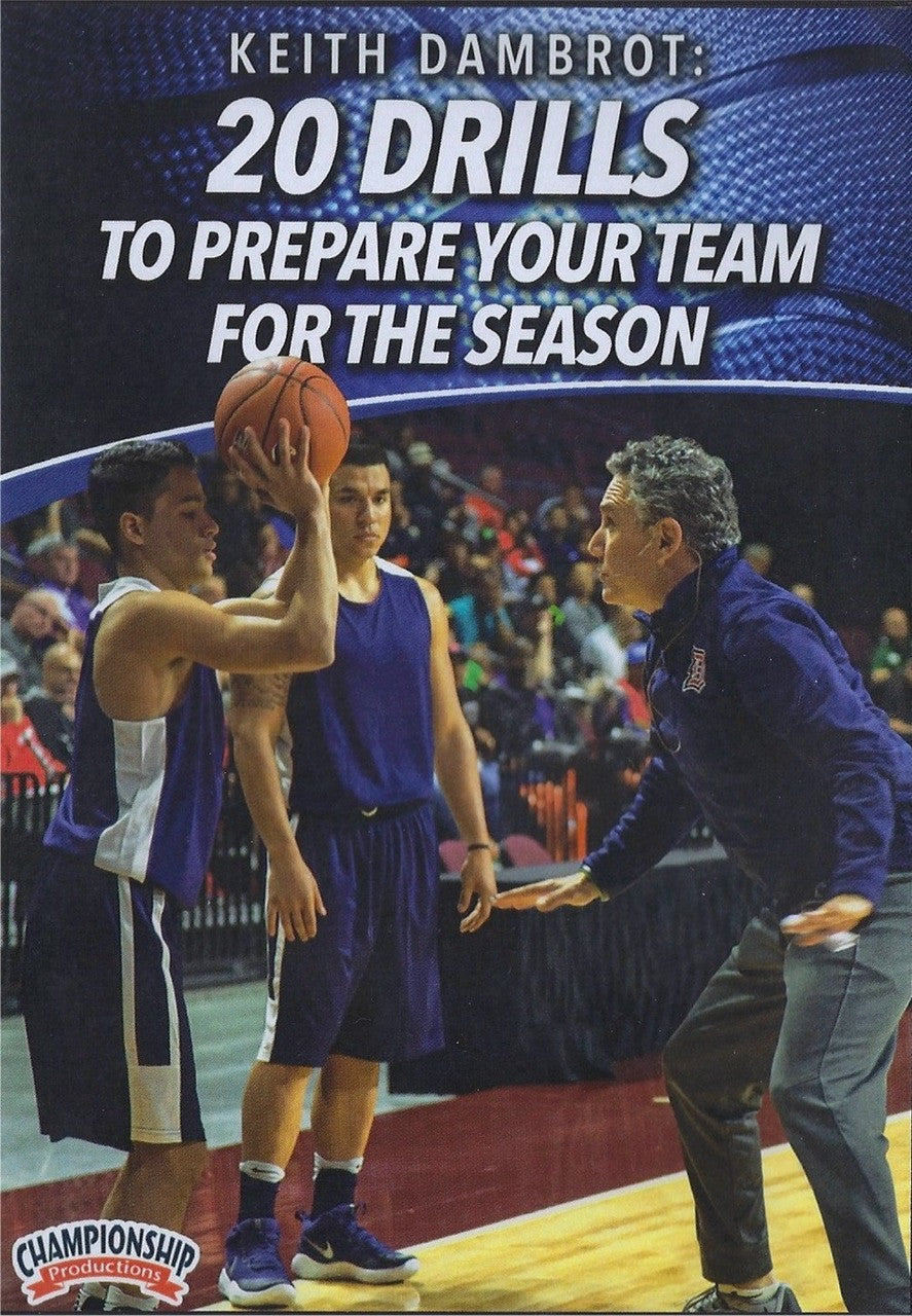 20 Drills To Prepare Your Team For The Season by Keith Dambrot Instructional Basketball Coaching Video