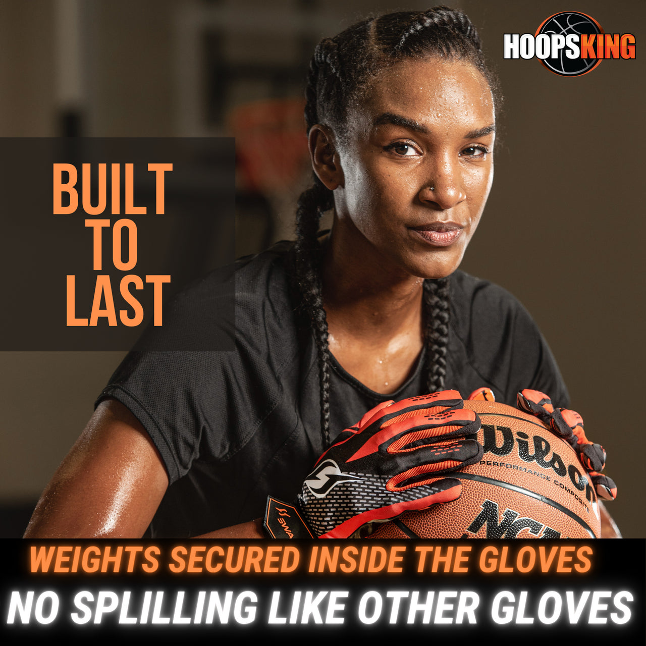 POWERHANDZ HOOPER 6-Piece Basketball Bundle - Weighted Anti-Grip